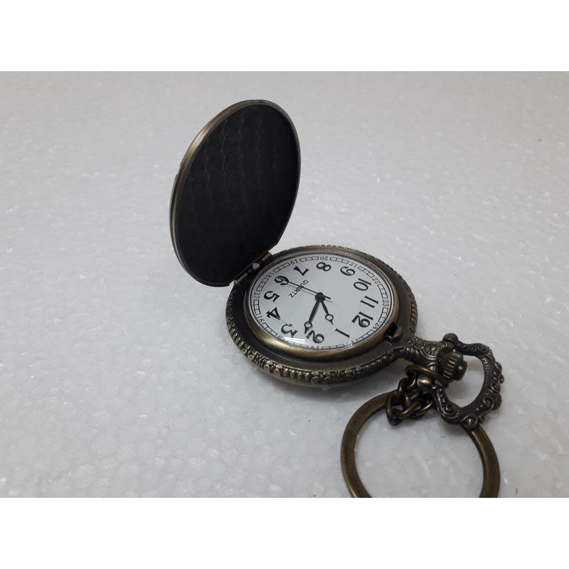 Pocket Watch Key Chain with Key Ring Men & Women Gift Key Chain Key
