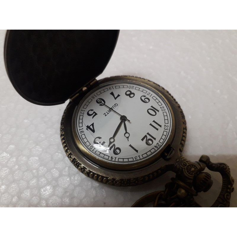 Pocket Watch Key Chain with Key Ring Men & Women Gift Key Chain Key