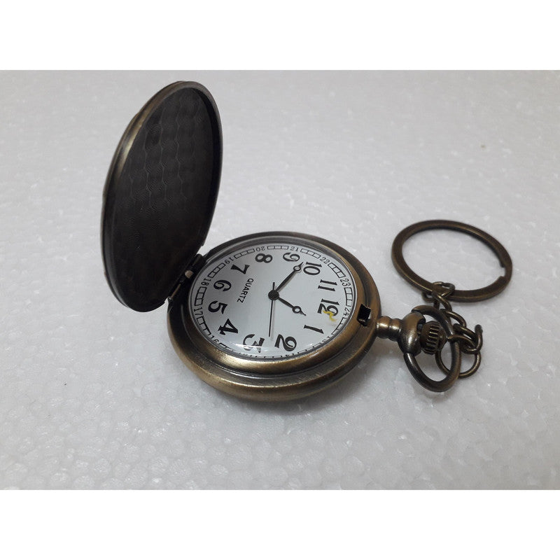 Pocket Watch Key Chain with Key Ring Men & Women Gift Key Chain Key