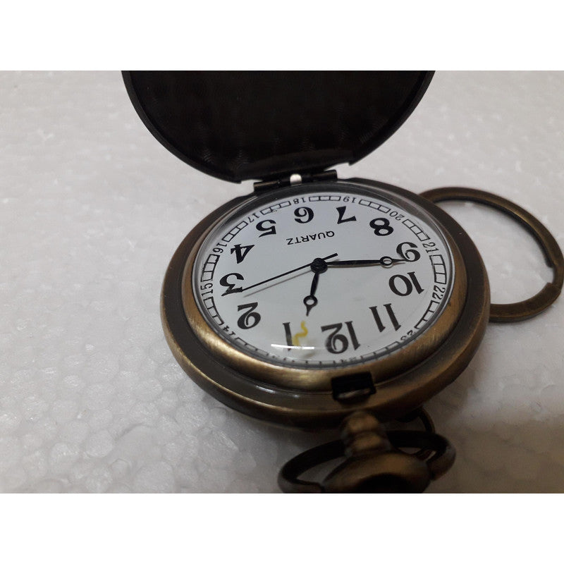 Pocket Watch Key Chain with Key Ring Men & Women Gift Key Chain Key