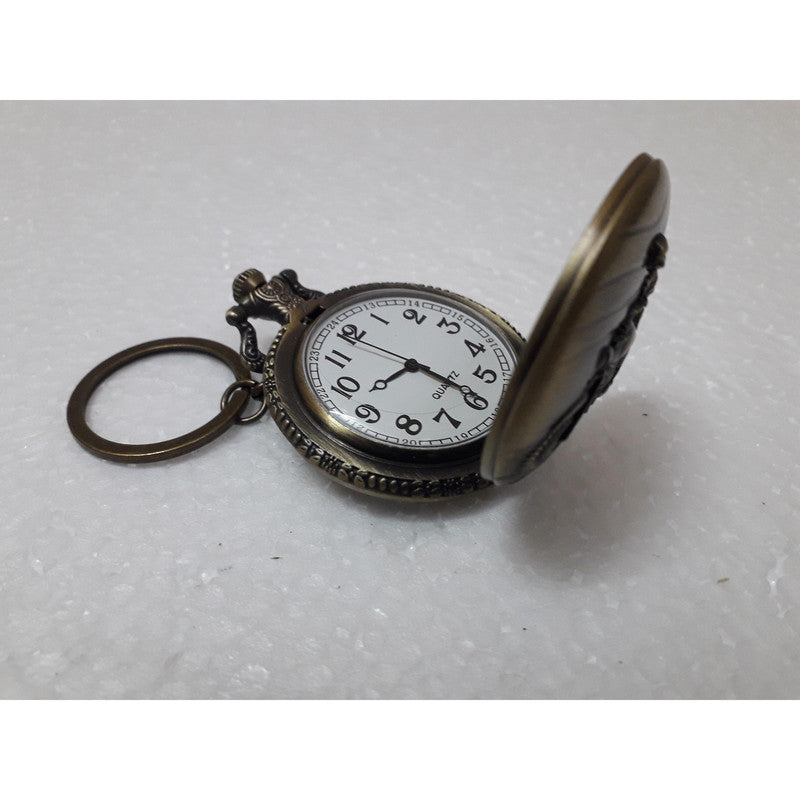 Pocket Watch Key Chain with Key Ring Men & Women Gift Key Chain Key