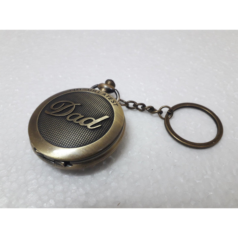 Pocket Watch Key Chain with Key Ring Men & Women Gift Key Chain Key