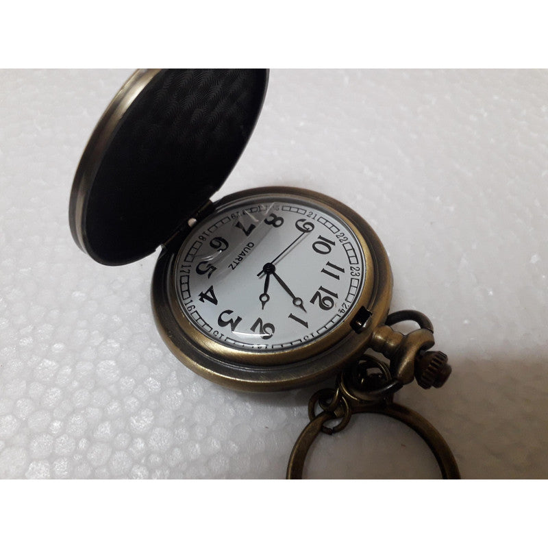 Pocket Watch Key Chain with Key Ring Men & Women Gift Key Chain Key