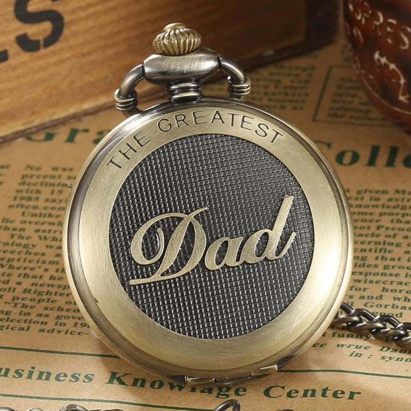 Pocket Watch Key Chain with Key Ring Men & Women Gift Key Chain Key