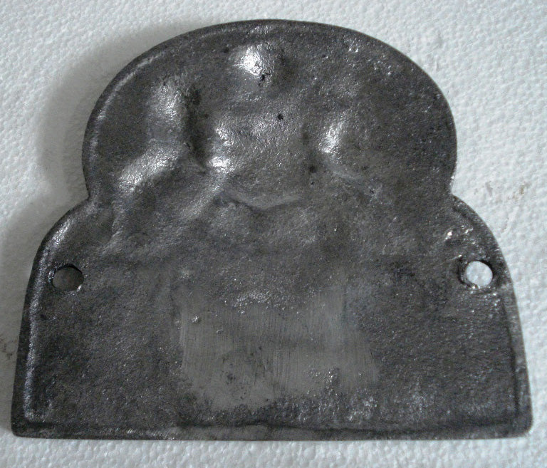 VINTAGE Style Cast JOHN PORT MANCHESTER Safe Plate - Coat of Arms (5130)