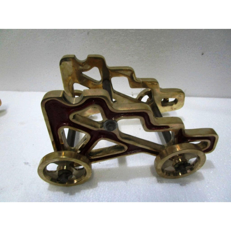 VINTAGE style CANNON with STAND â€“ BRASS â€“ Best Collection (5370)