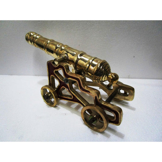 VINTAGE style CANNON with STAND â€“ BRASS â€“ Best Collection (5370)