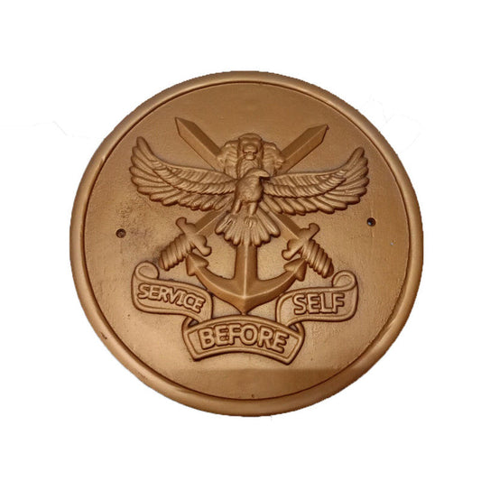 12 Inches SERVICE BEFORE SELF  Wall Plaque - Wall Decor (5397)